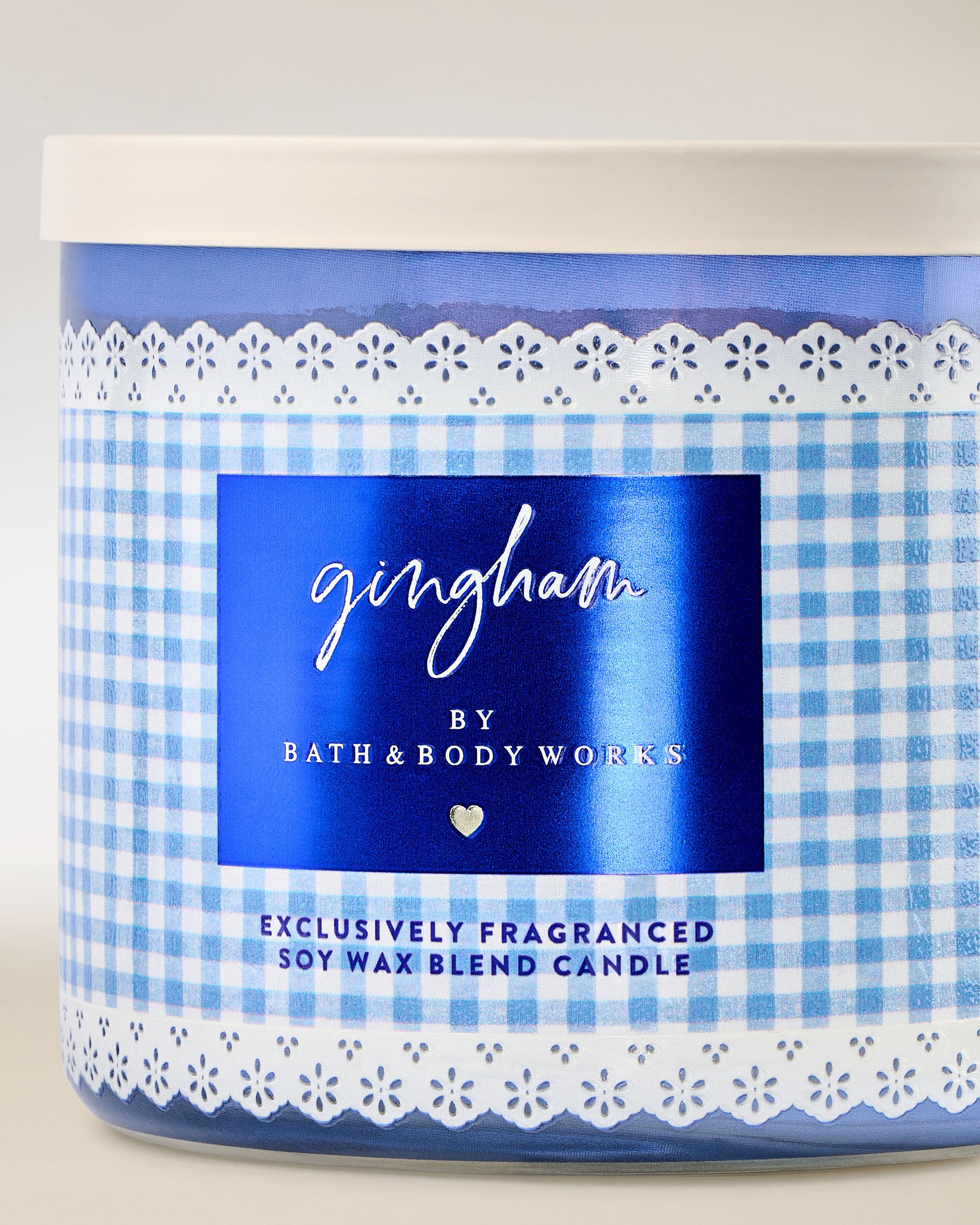 3-Wick Candle Gingham 14.5 oz / 411 g - Image 2