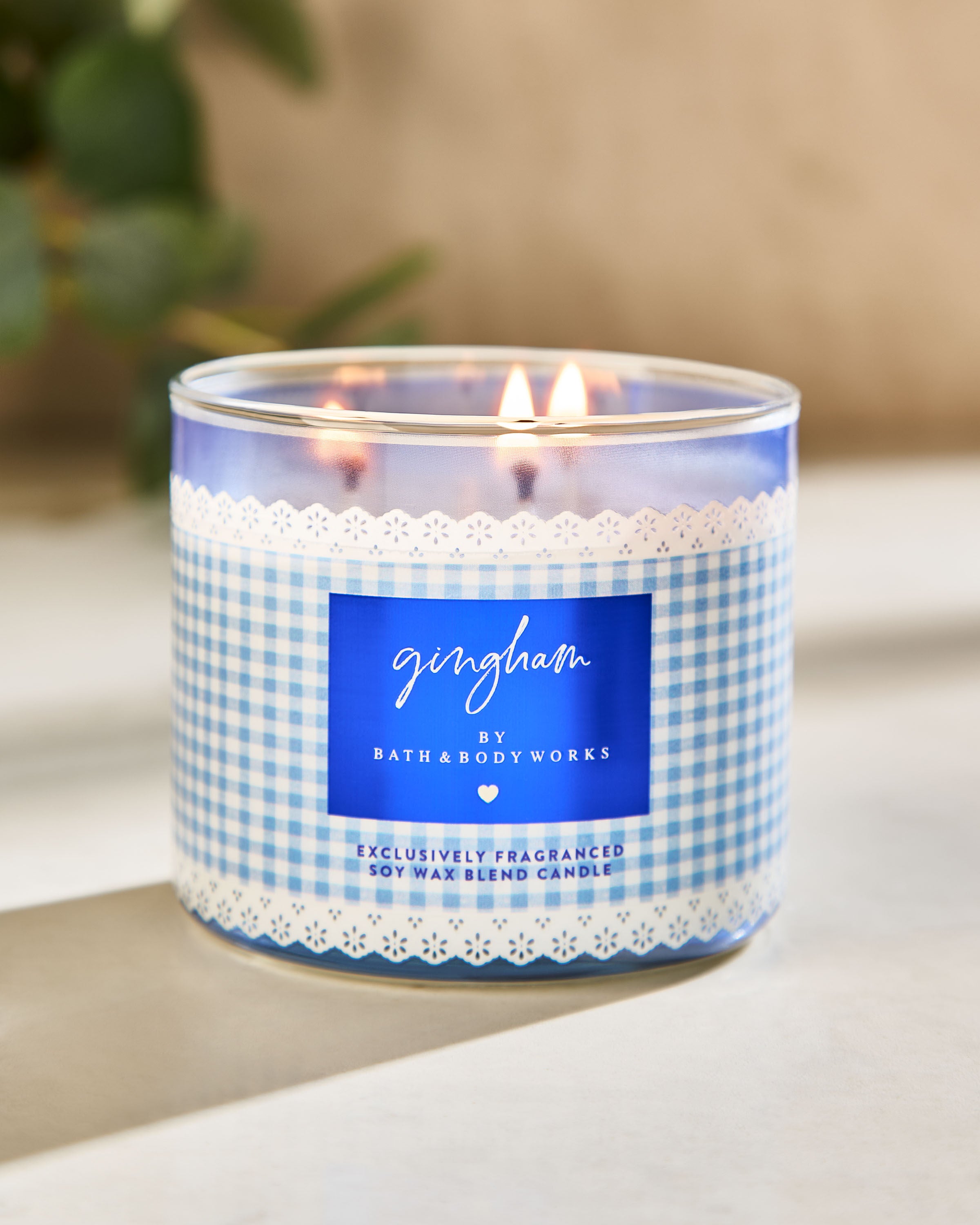 3-Wick Candle Gingham 14.5 oz / 411 g - Image 6