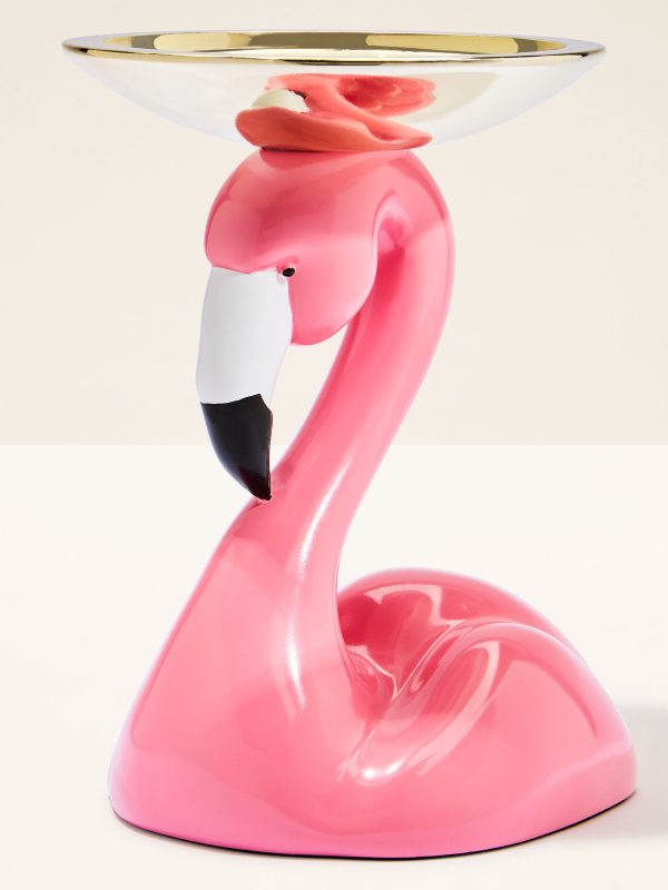 3-Wick Candle Holder Flamingo Pedestal