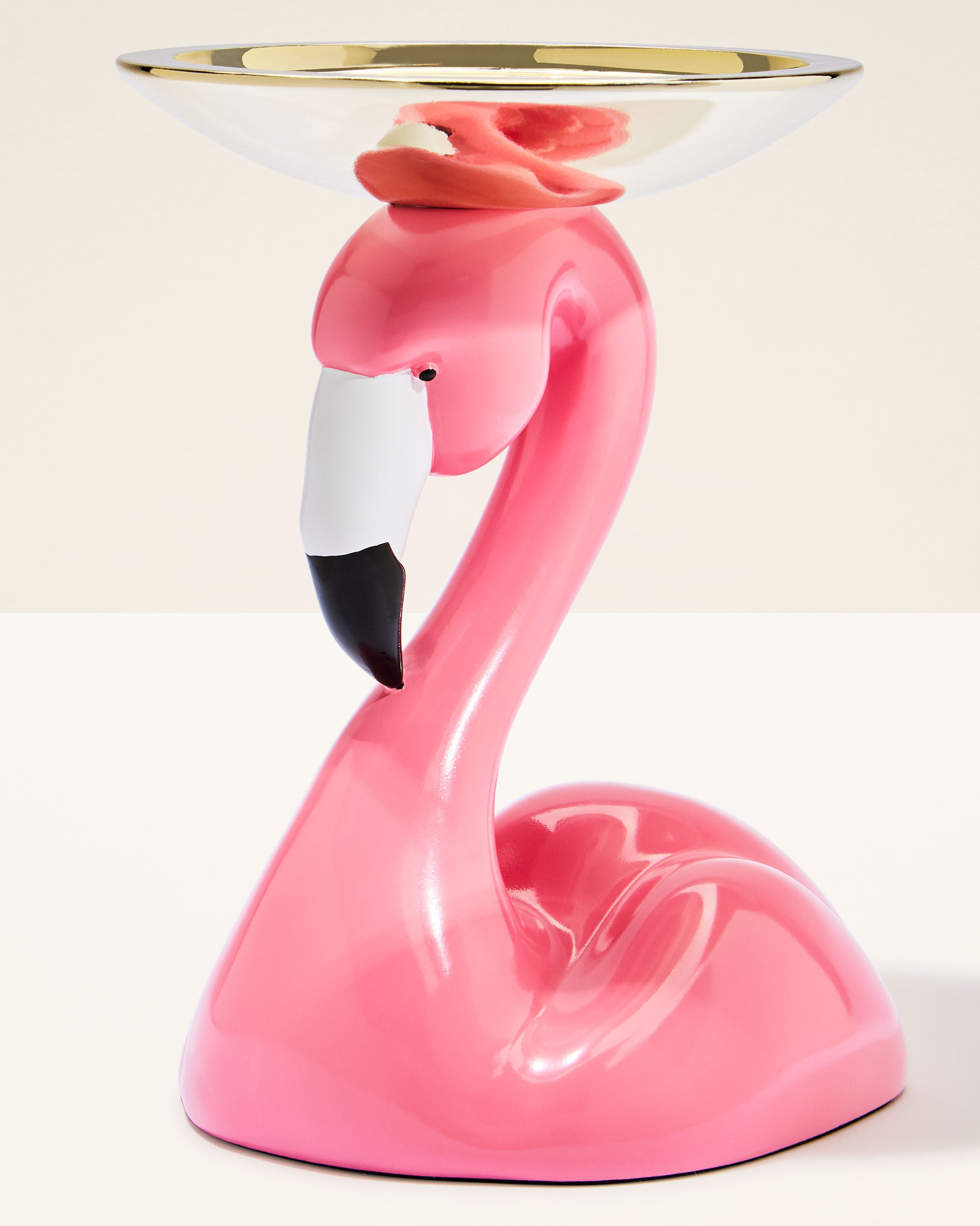 3-Wick Candle Holder Flamingo Pedestal