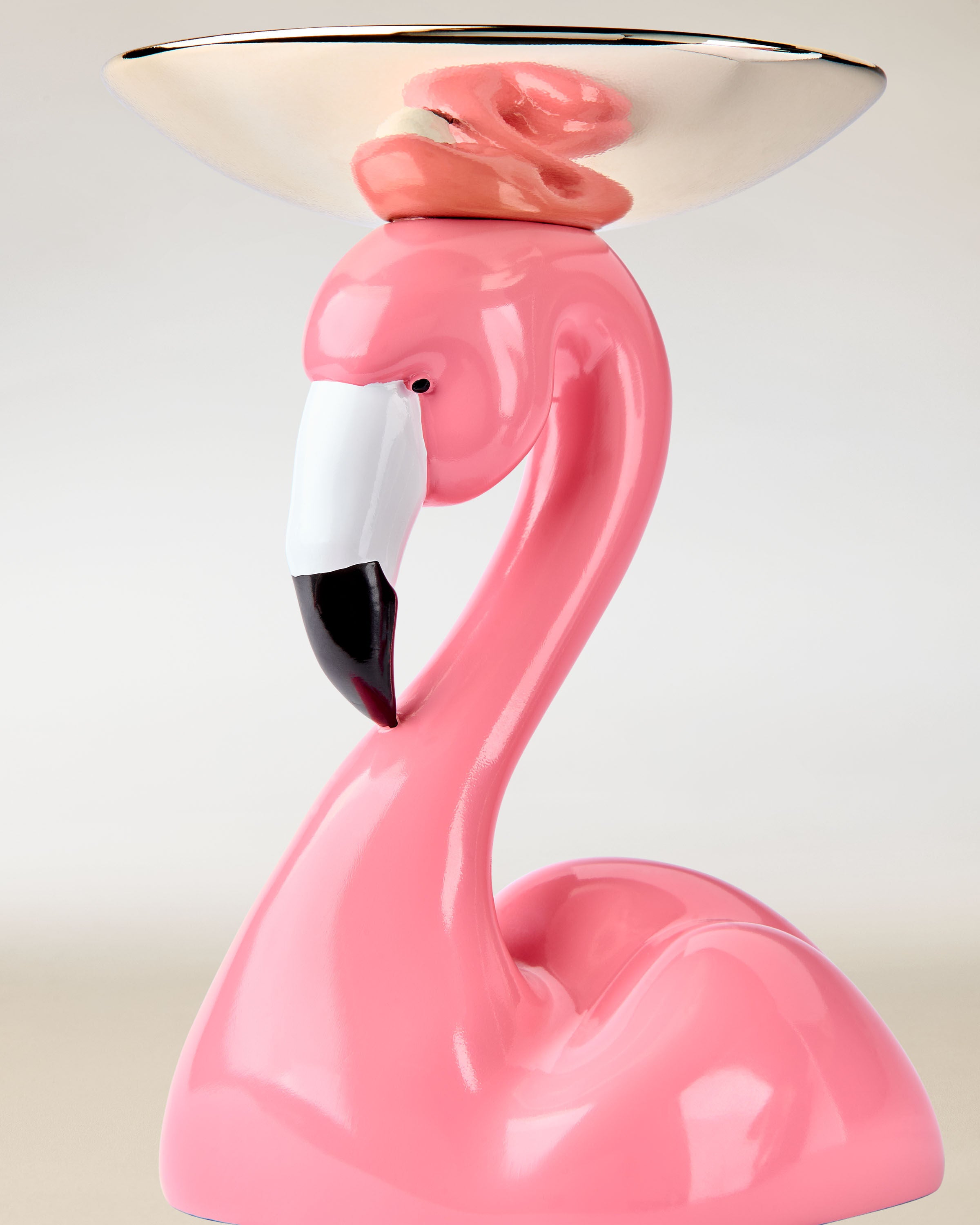 3-Wick Candle Holder Flamingo Pedestal - Image 3