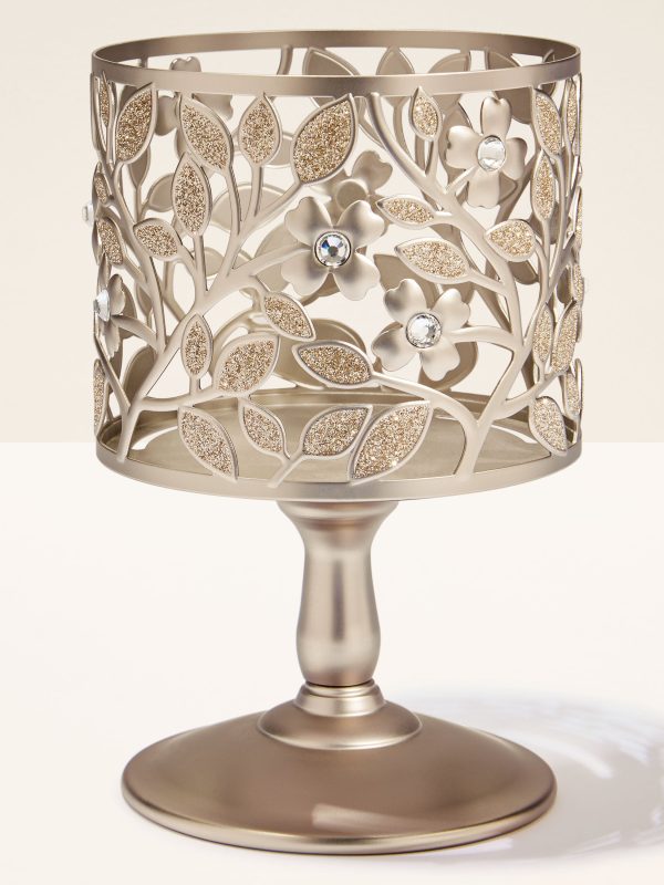 3-Wick Candle Holder Dogwood Pedestal