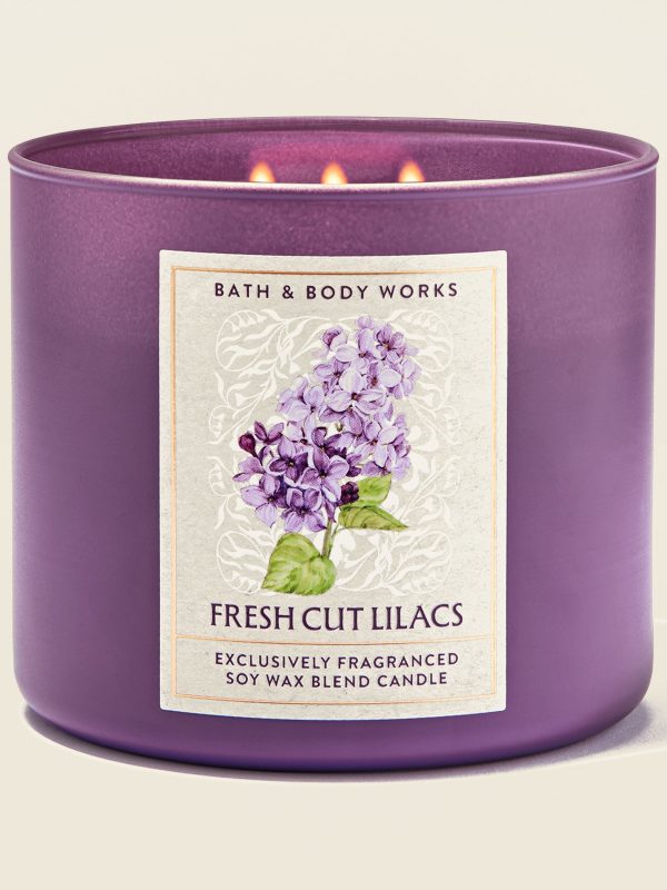 3-Wick Candle  Fresh Cut Lilacs 14.5 oz / 411 g