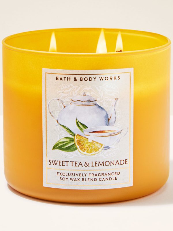 3-Wick Candle  Sweet Tea & Lemonade 14.5 oz / 411 g
