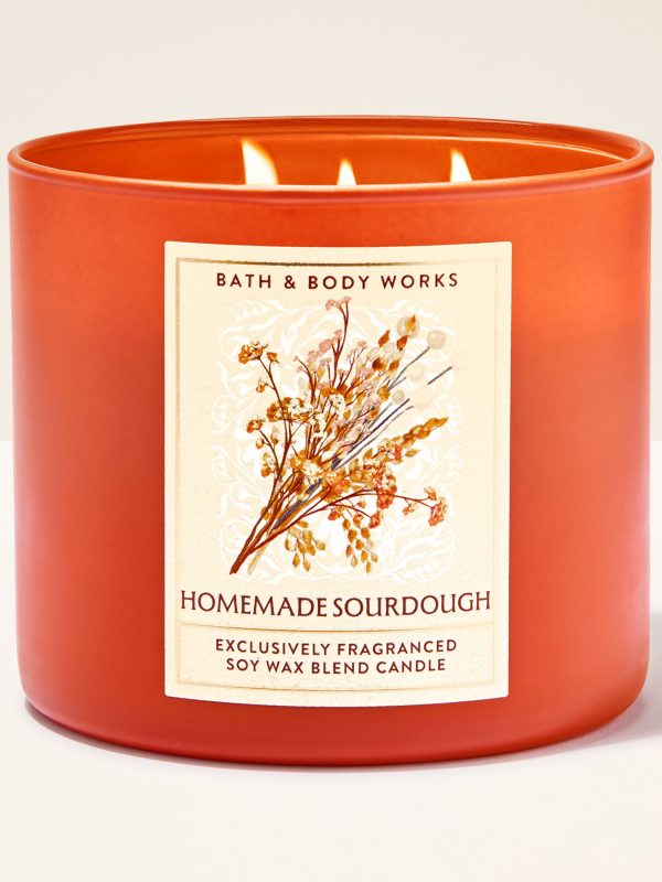3-Wick Candle  Homemade Sourdough 14.5 oz / 411 g