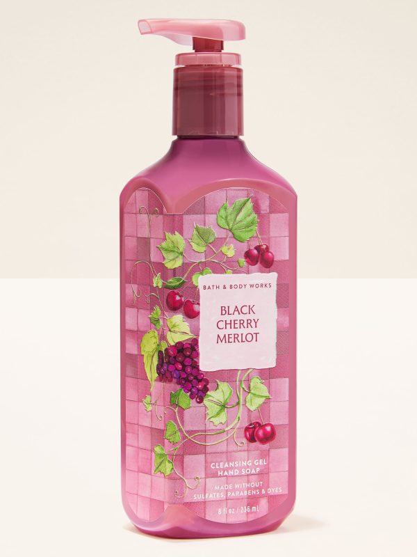 Cleansing Gel Hand Soap  Black Cherry Merlot 8 fl oz / 236 ml
