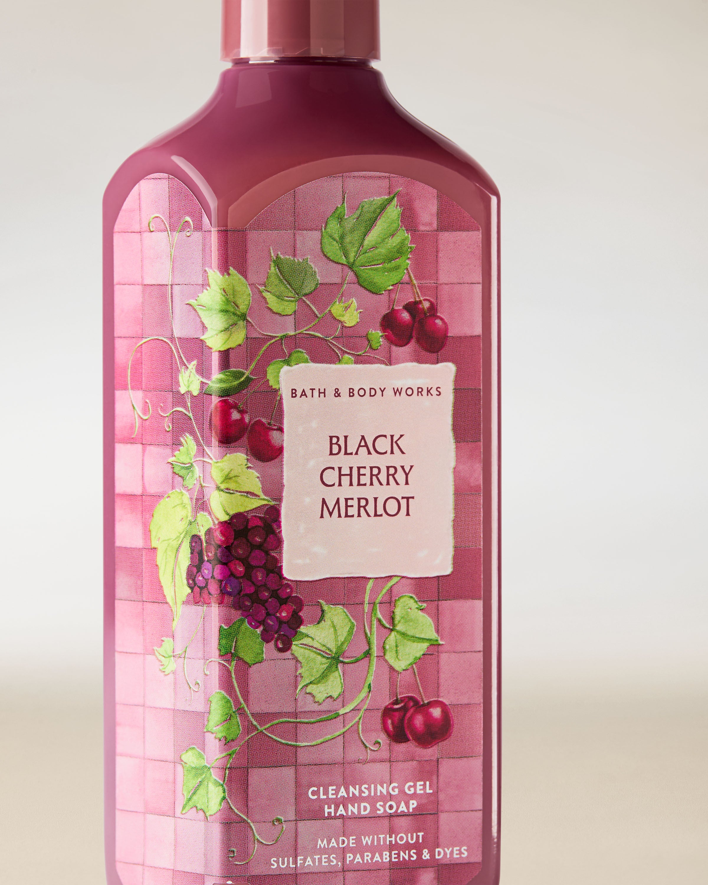 Cleansing Gel Hand Soap Black Cherry Merlot 8 fl oz / 236 ml - Image 2