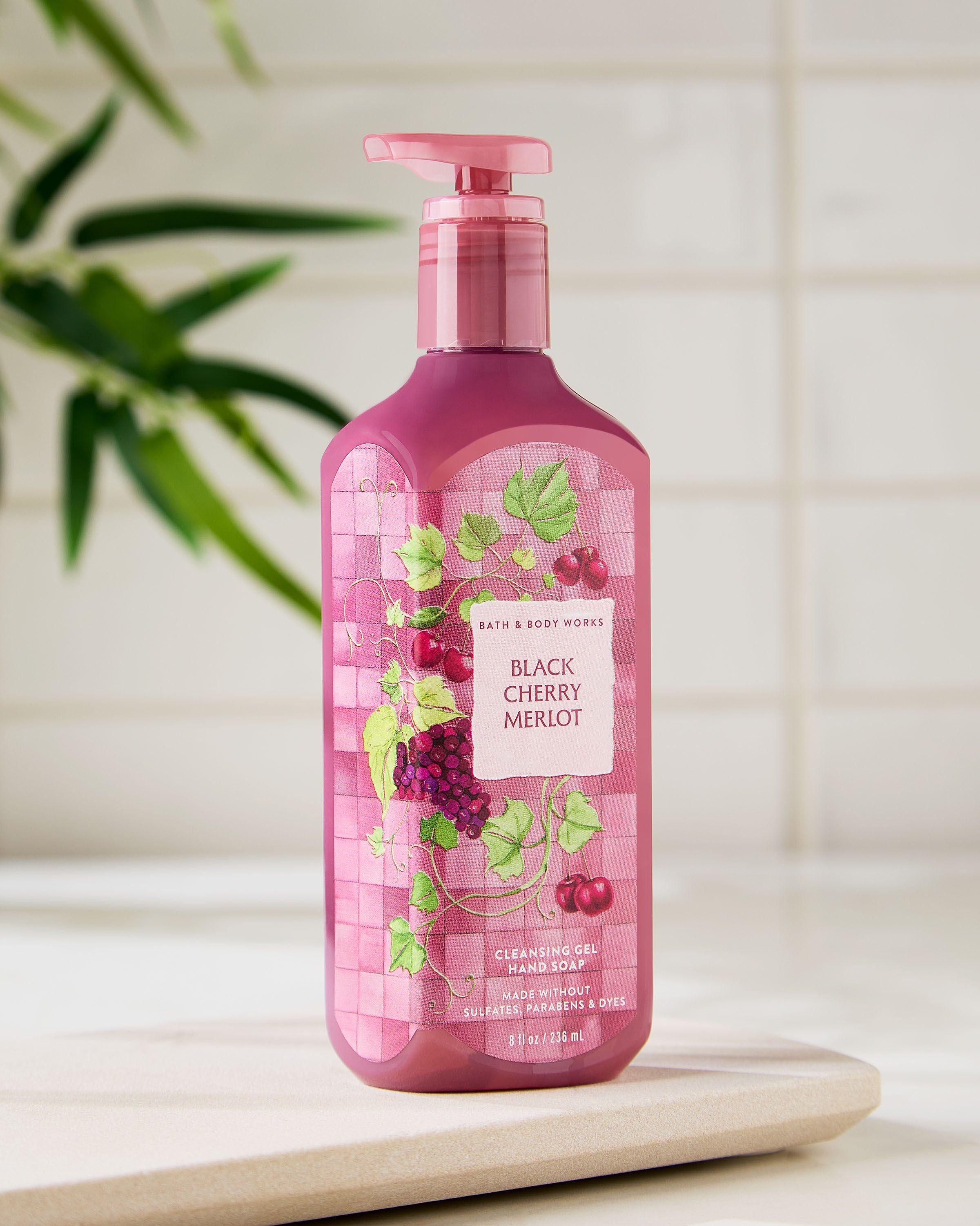 Cleansing Gel Hand Soap Black Cherry Merlot 8 fl oz / 236 ml - Image 7