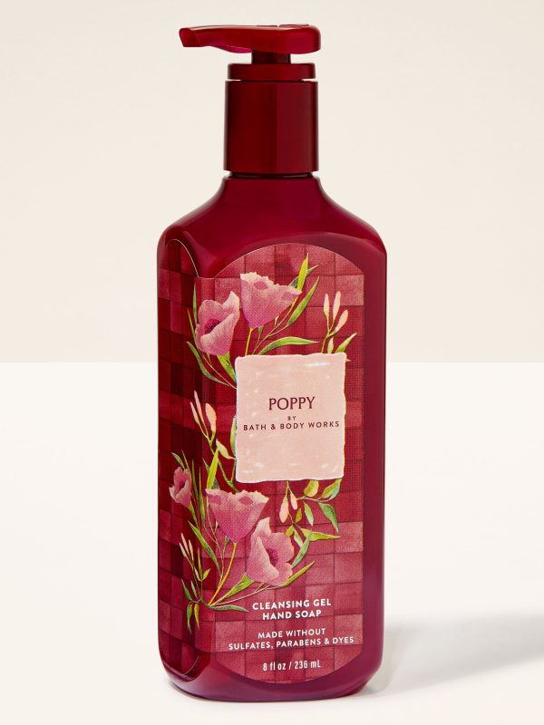 Cleansing Gel Hand Soap  Poppy 8 fl oz / 236 ml