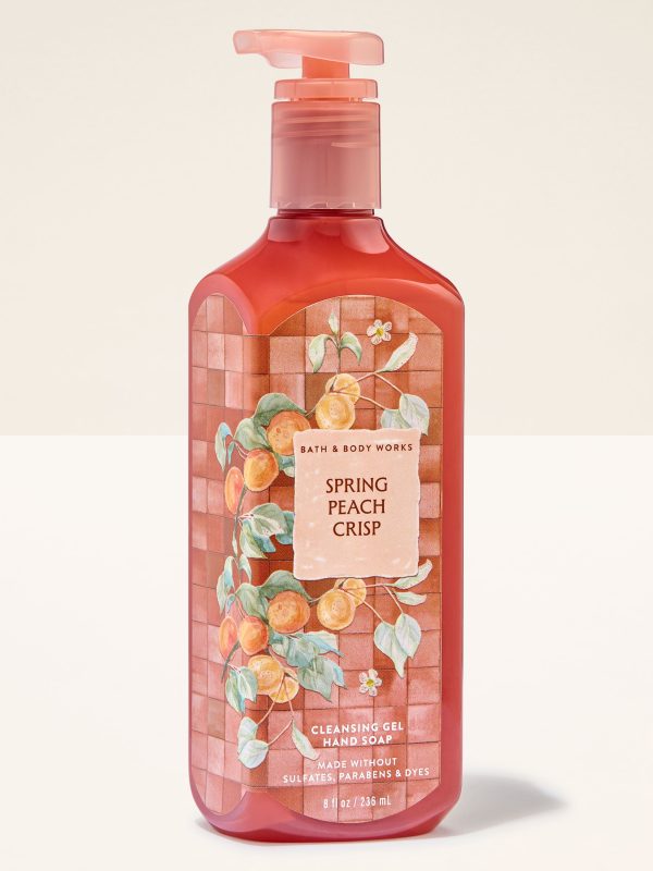 Cleansing Gel Hand Soap  Spring Peach Crisp 8 fl oz / 236 ml