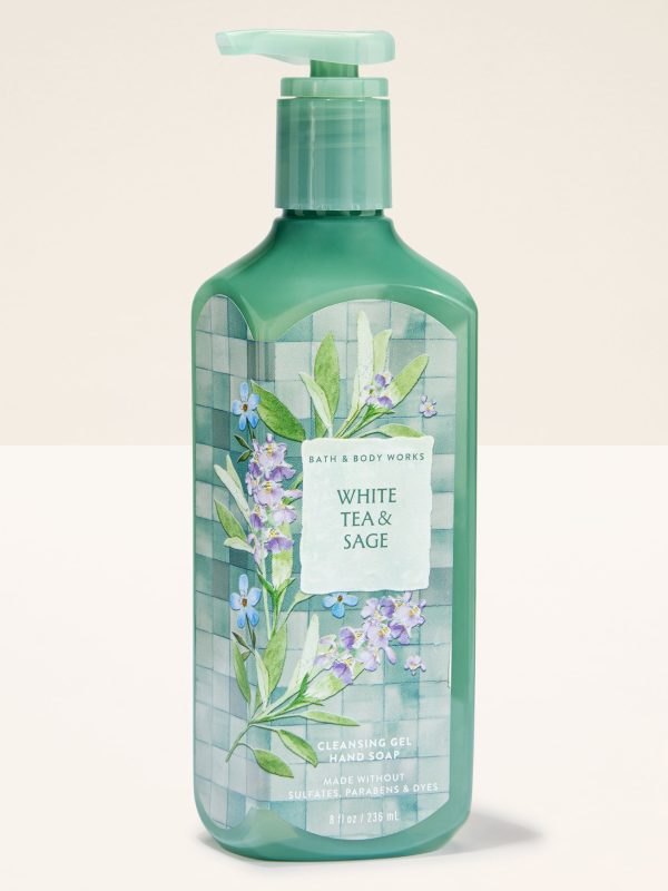 Cleansing Gel Hand Soap  White Tea & Sage 8 fl oz / 236 ml