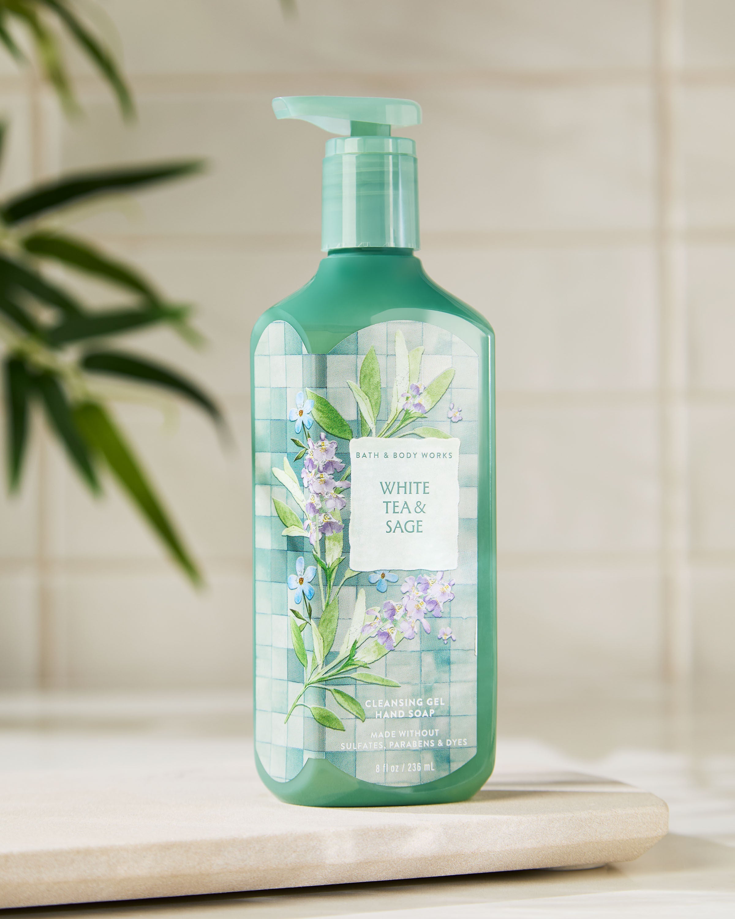 Cleansing Gel Hand Soap White Tea & Sage 8 fl oz / 236 ml - Image 7