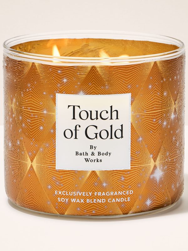 3-Wick Candle  Touch Of Gold 14.5 oz / 411 g