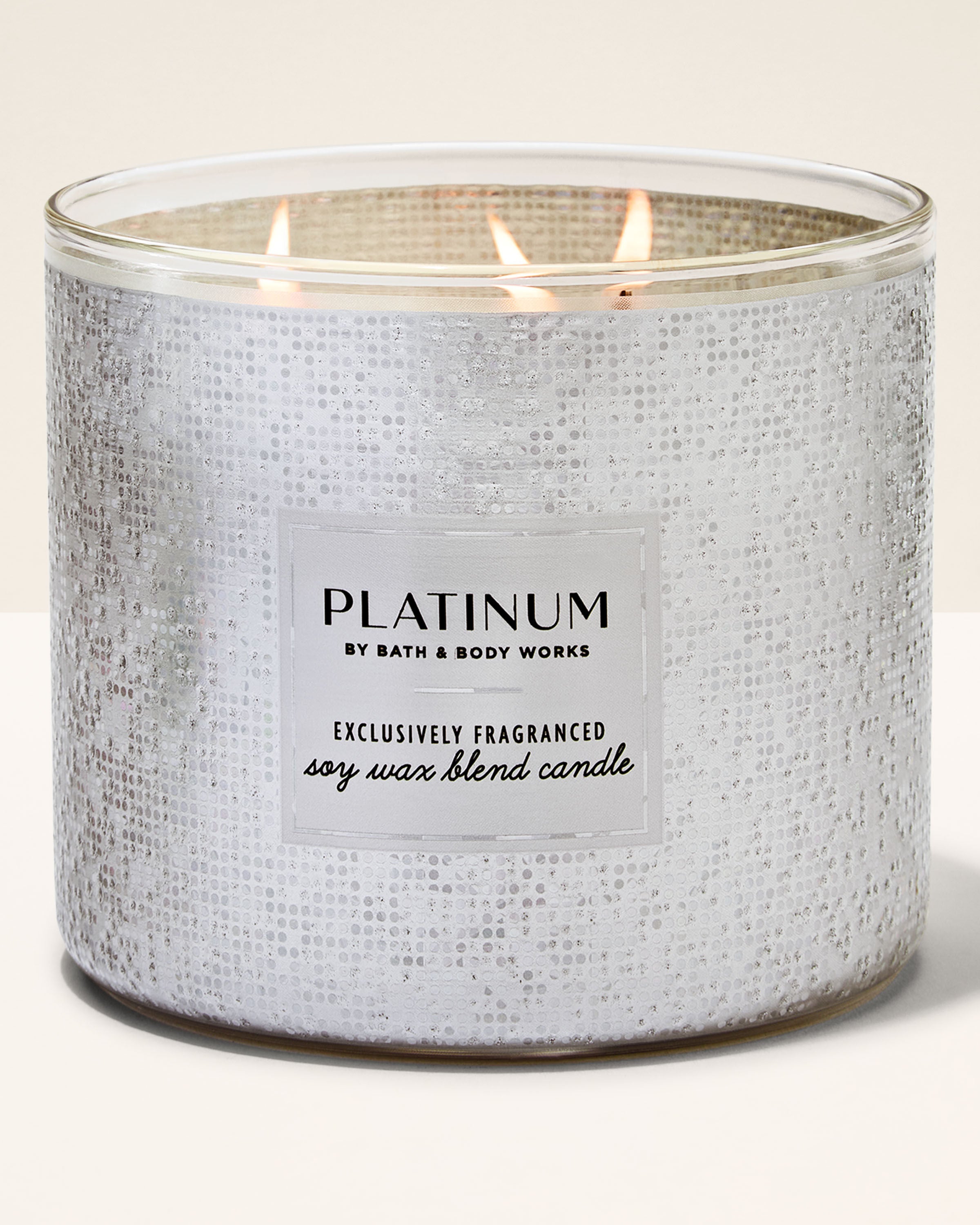 3-Wick Candle Platinum 14.5 oz / 411 g