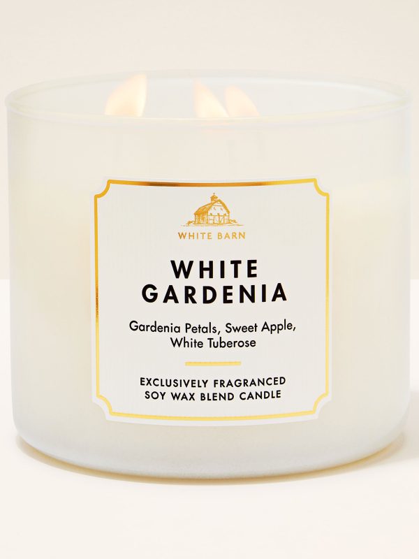 3-Wick Candle White Gardenia 14.5 oz / 411 g