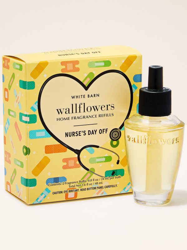 Wallflowers Refills 2-Pack  Nurse's Day Off 2 fragrance bulbs 0.8 fl oz / 24 ml per bulb total net 1.6 fl oz / 48 ml